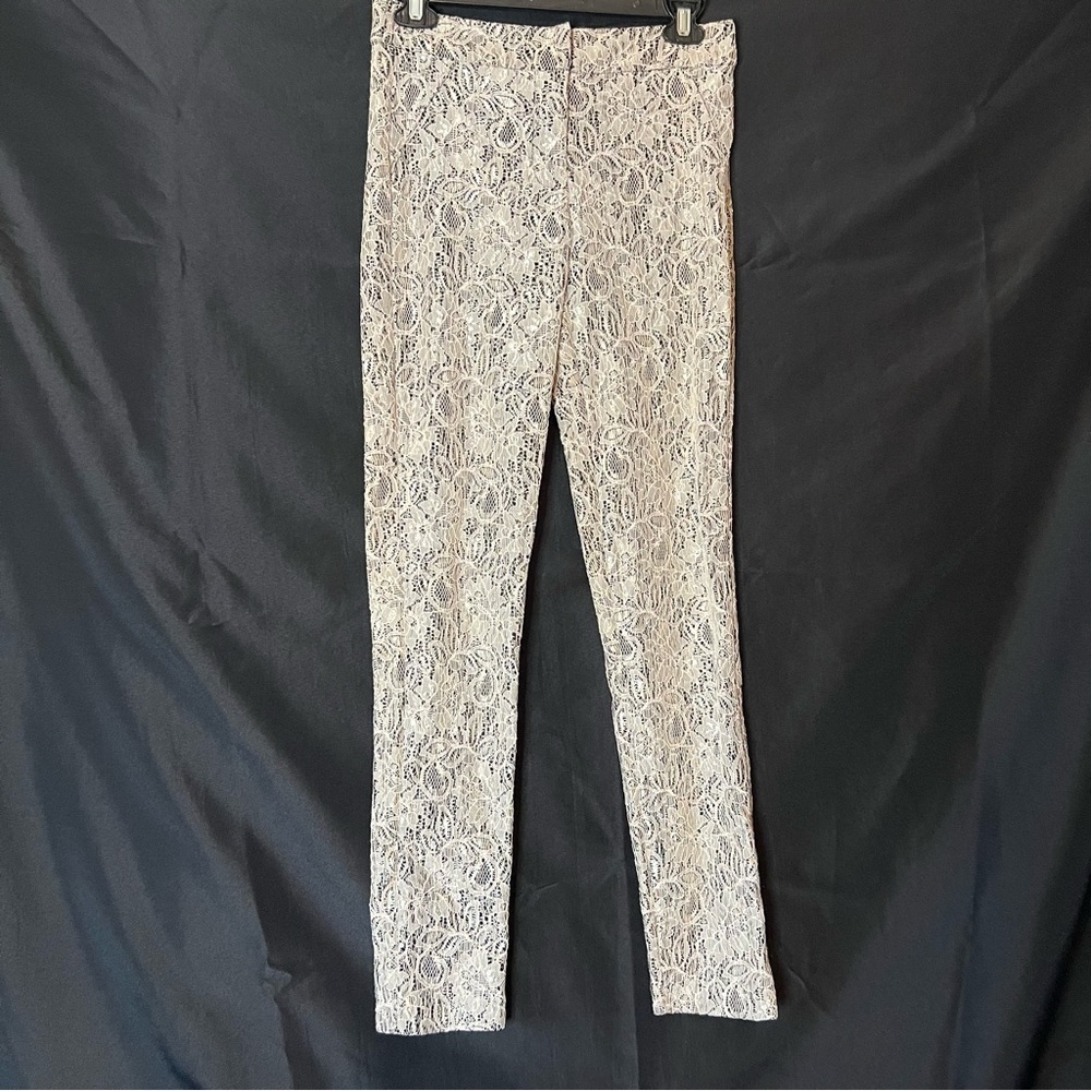 Forever 21 lace overlay pants SZ S - Picture 2 of 6